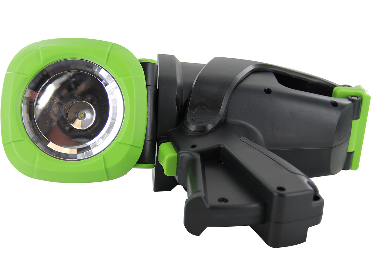 Blackfire Spotlight Rechargeable LED Clamplight 350 Lumens Uses Li