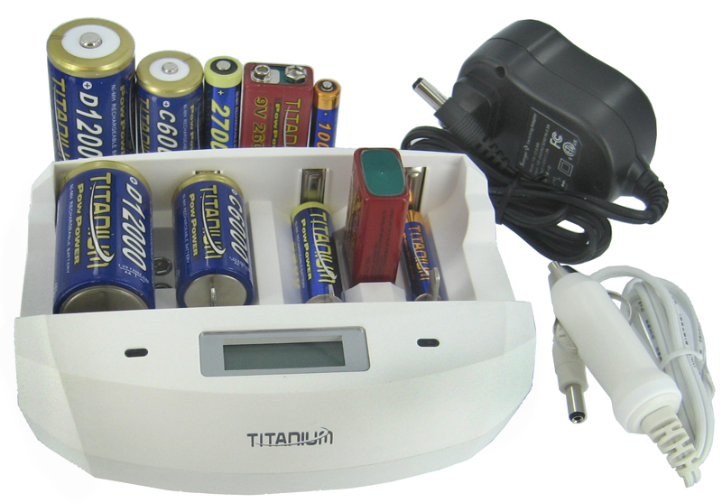 Titanium Battery & Charger Ultimate Kit MD3000 & MD8800 Rapid