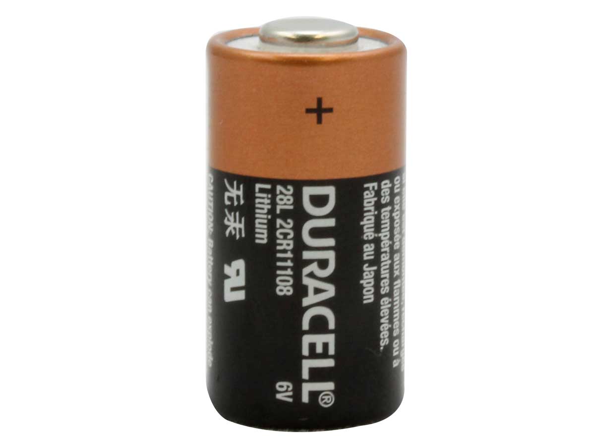 Duracell Photo 28L L544 LiMNO2 Button Top Photo Battery|Bulk