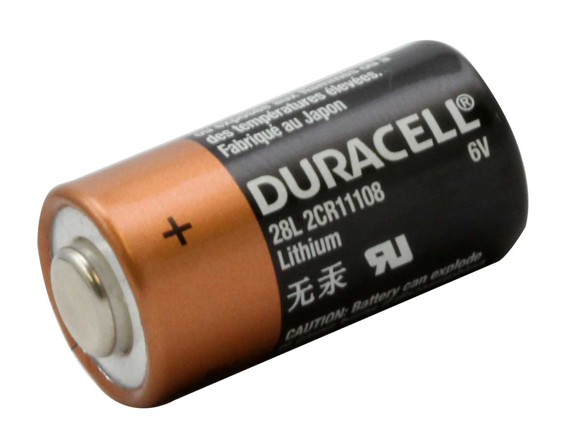 Duracell Photo 28L L544 LiMNO2 Button Top Photo Battery|Bulk