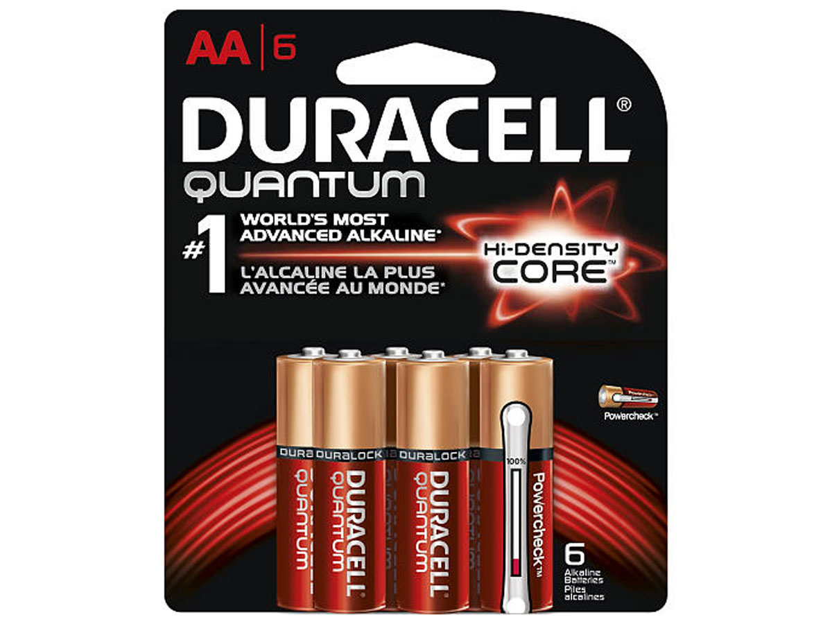 Duracell Quantum QU1500B16Z11 AA 1.5V Alkaline Button Top Batteries