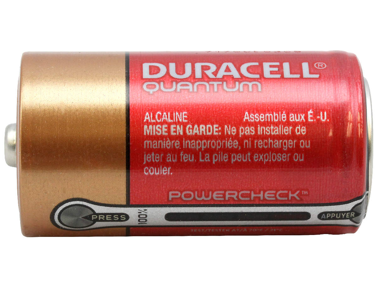 Duracell Quantum QU1400BK (12PK) Ccell 1.5V Alkaline Button Top