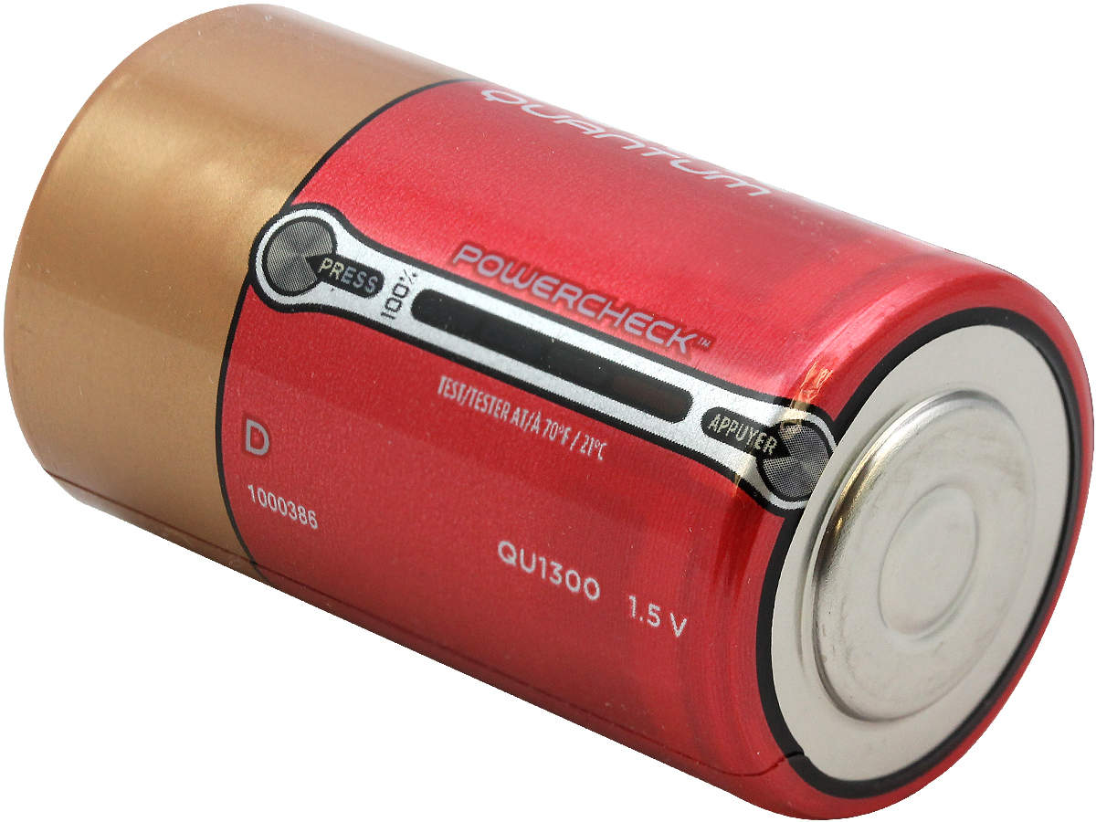 Duracell Quantum QU1300 (72PK) Dcell 1.5V Alkaline Button Top