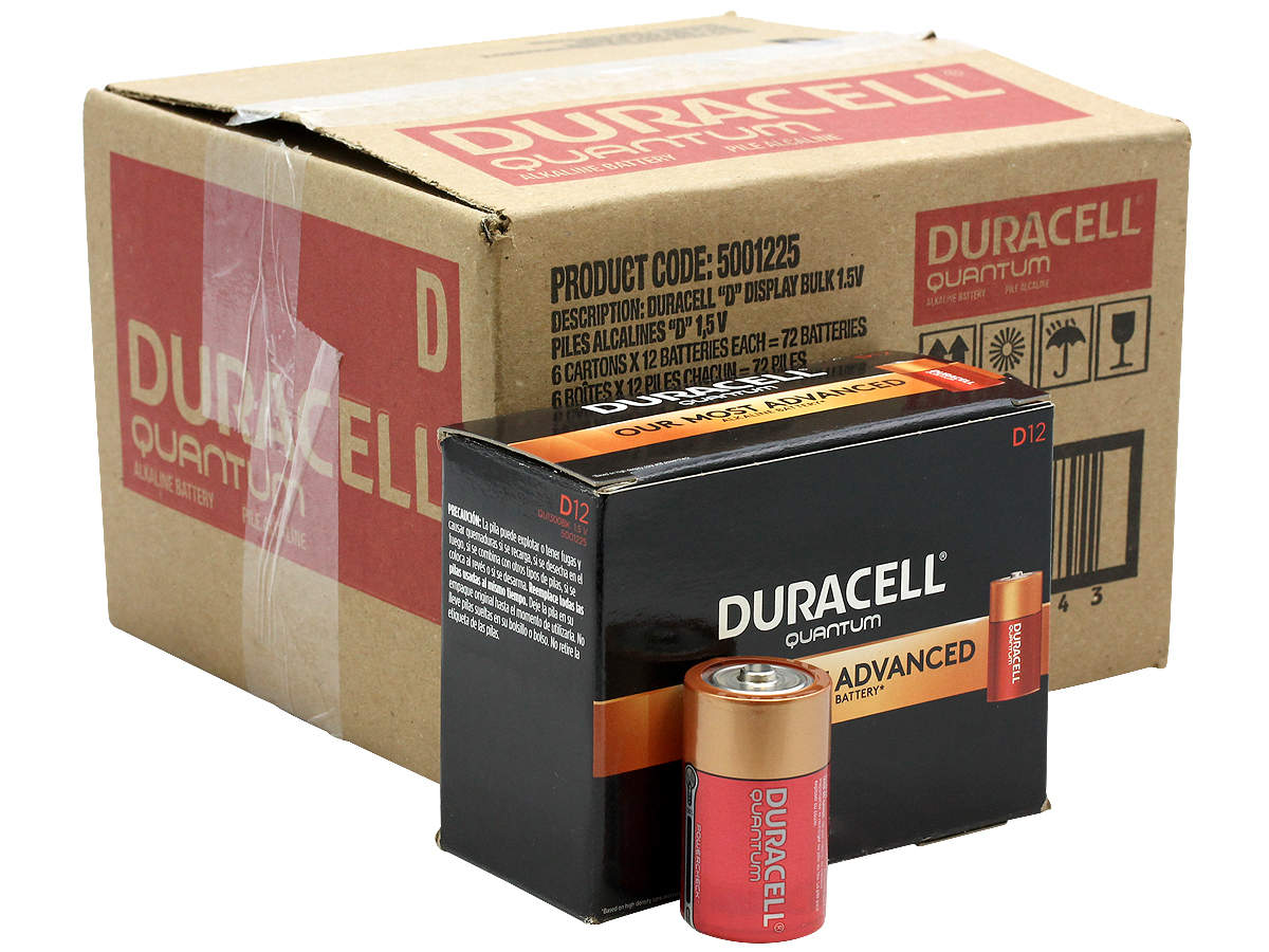 Duracell Quantum QU1300 Dcell 1.5V Alkaline Button Top Battery
