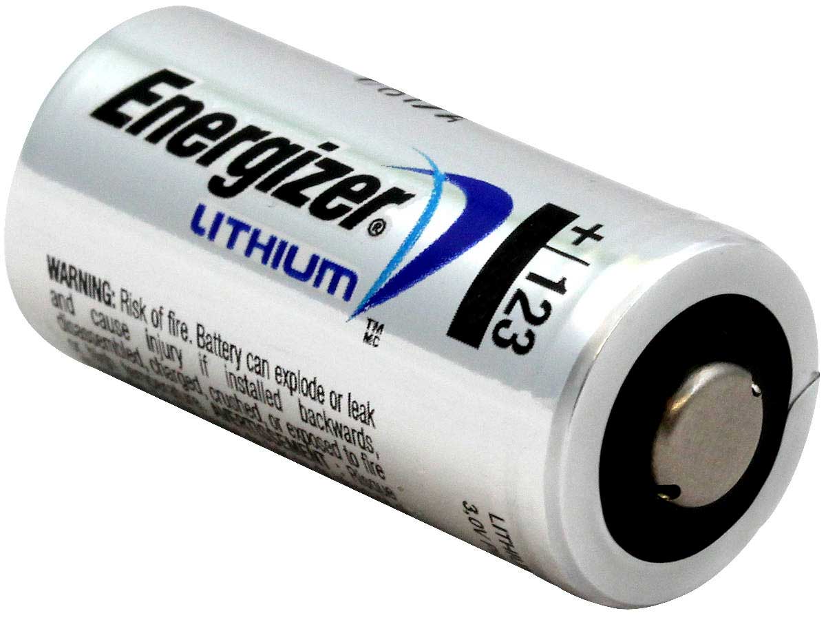 cr123a battery dimensions