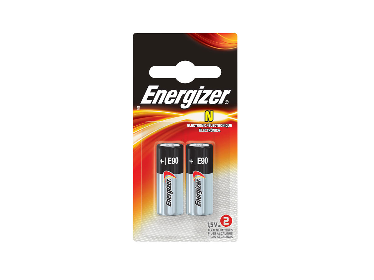 Energizer Max E90-BP-2 N 1.5V 1000mAh Alkaline Button Top Batteries - 2 ...