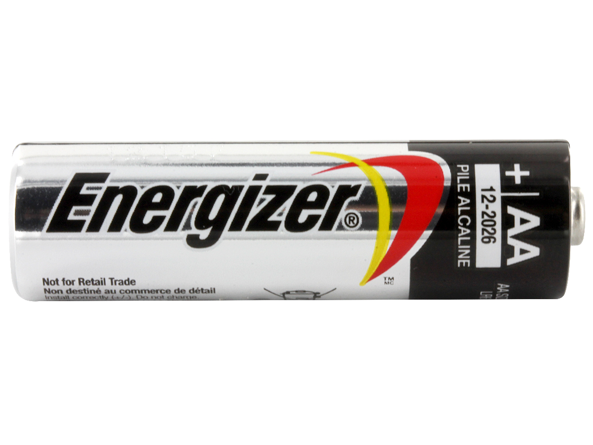 Energizer Max E91 (60PK) AA 1.5V Alkaline Button Top