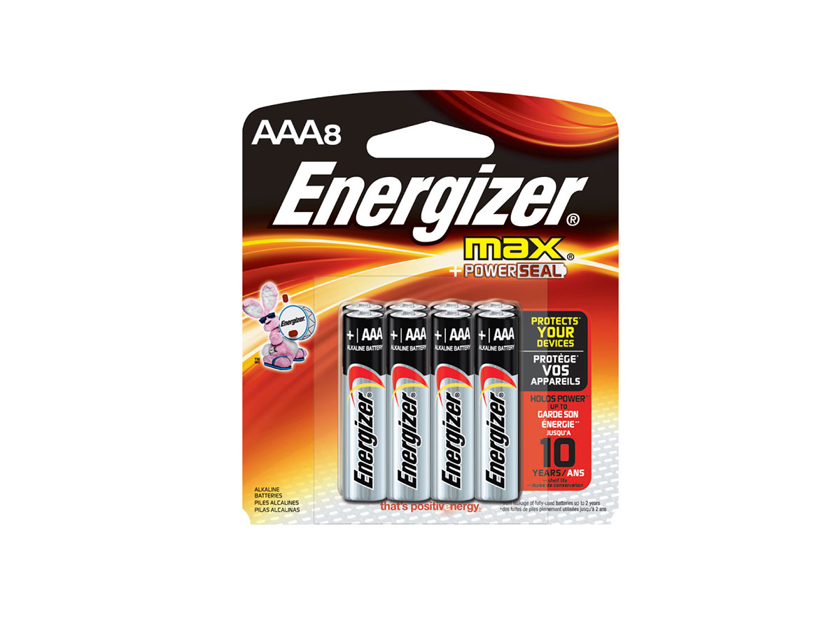 Energizer Max E92 AAA ZnMnO2 Battery - MPN E92MP-8 - 8 Count1200 x 900