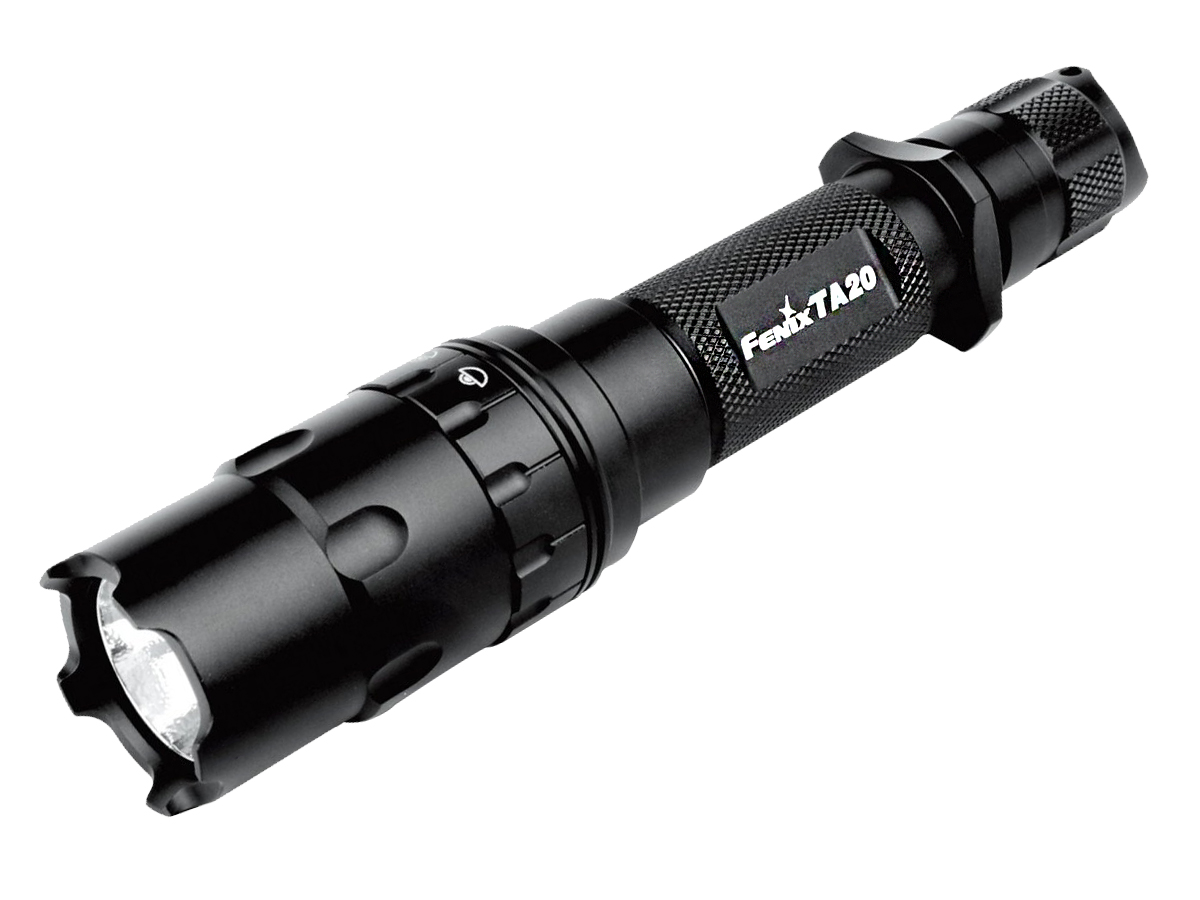 Fenix TA20 Tactical Flashlight CREE XRE Q5 LED 225 Lumens Uses 2