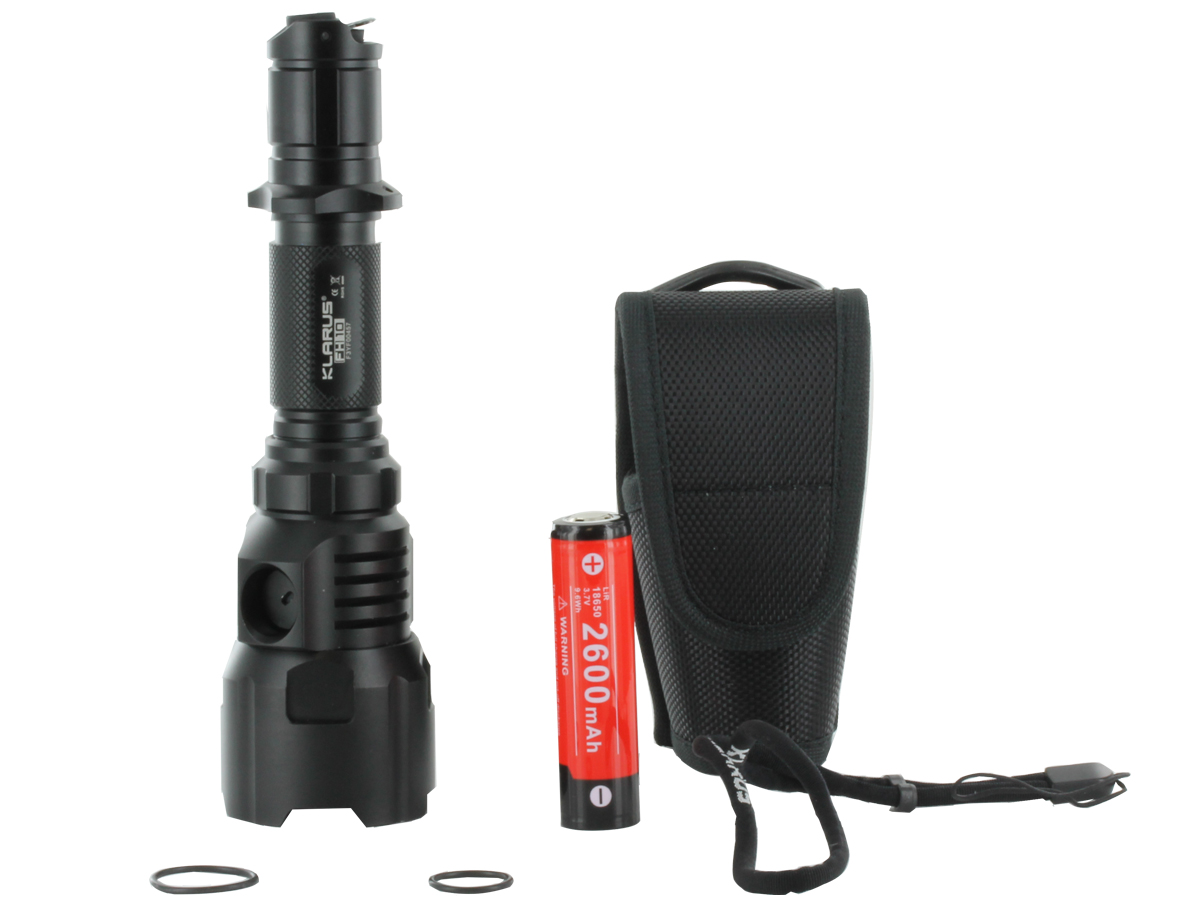 Klarus FH10 Multicolor Flashlight Red, White and Green LEDs 700