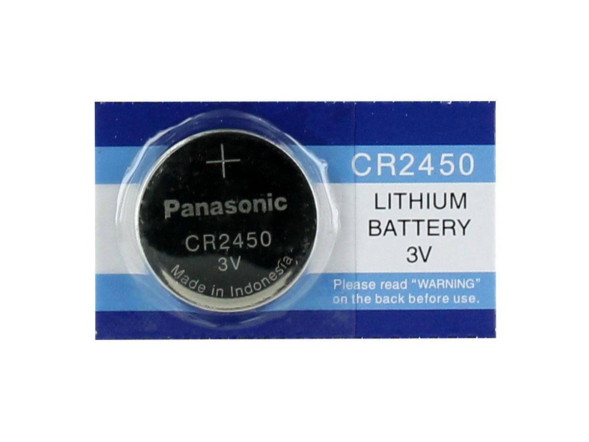 Panasonic CR2450 620mAh 3V Lithium (LiMnO2) Coin Cell Battery 1 Piece