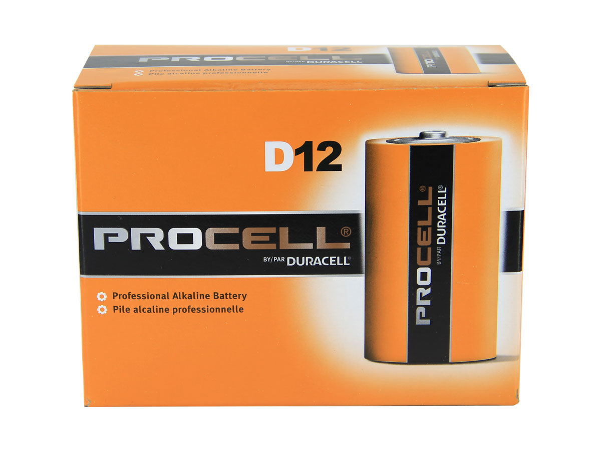 Duracell Procell D Alkaline Battery 12 Pack