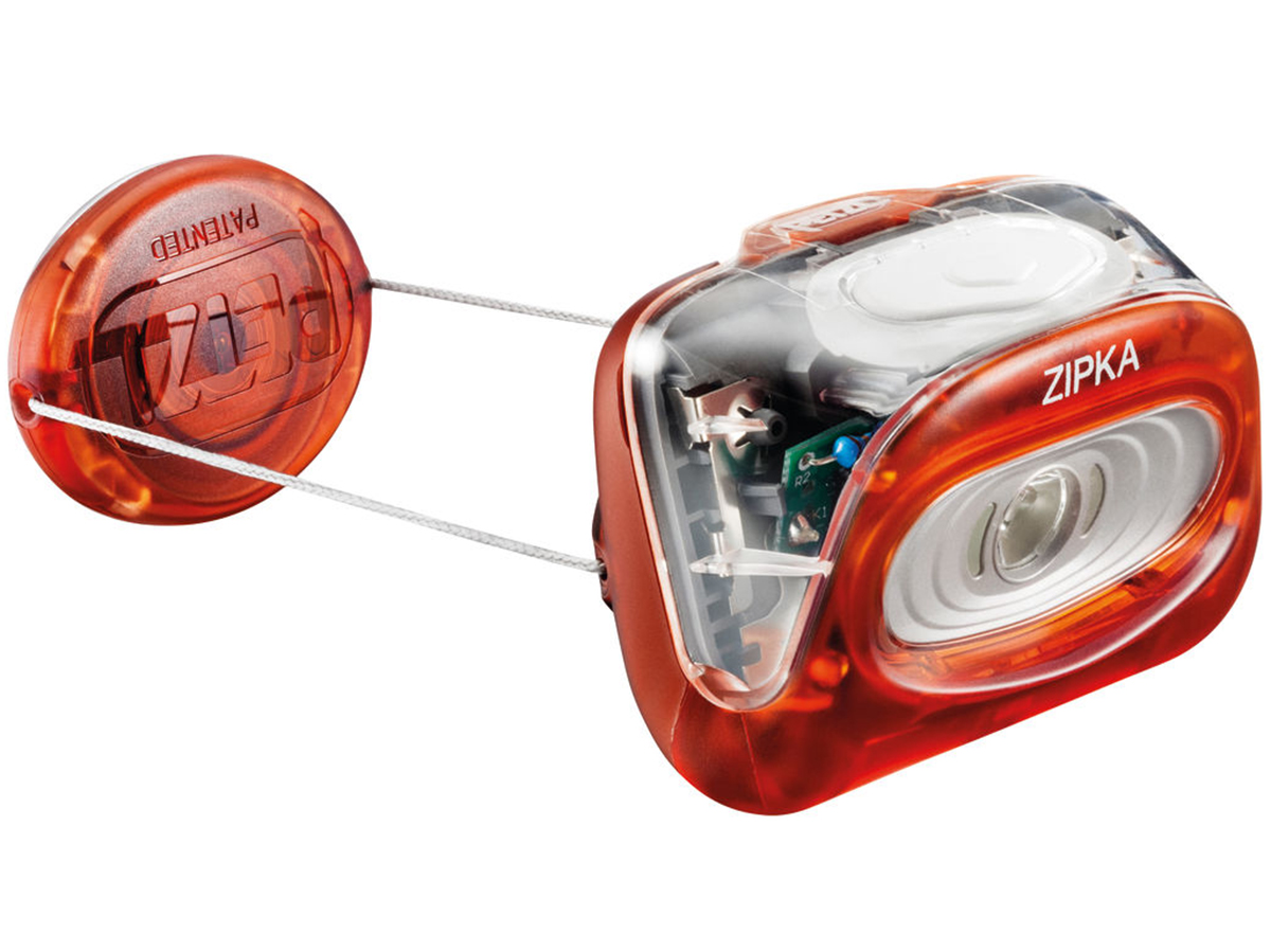 Petzl Classic ZIPKA LED Headlamp with Retractable Cord 100 Lumens