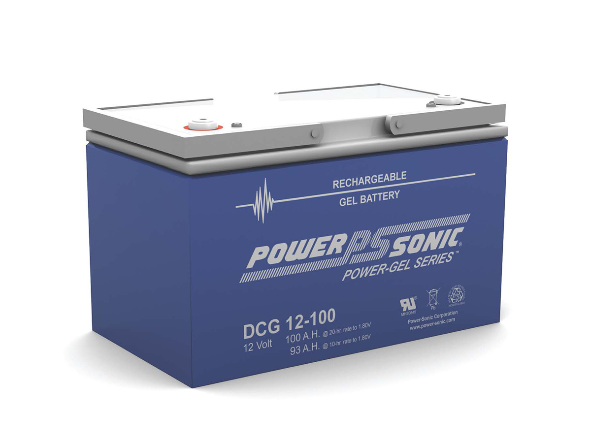 PowerSonic PowerGel DCG12100 100Ah 12V Rechargeable Sealed Lead Acid