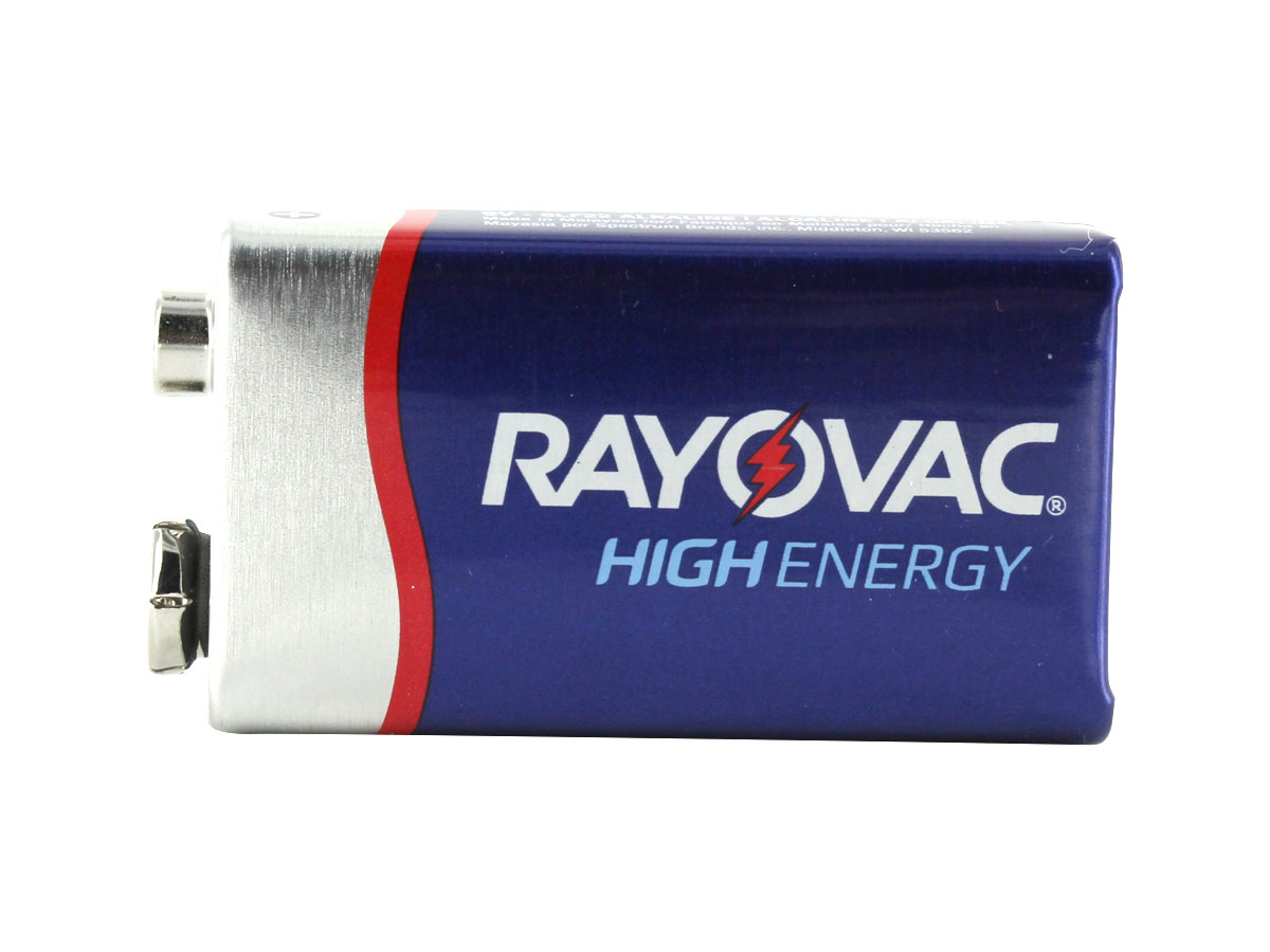 Rayovac High Energy 9v Alkaline Battery Bulk
