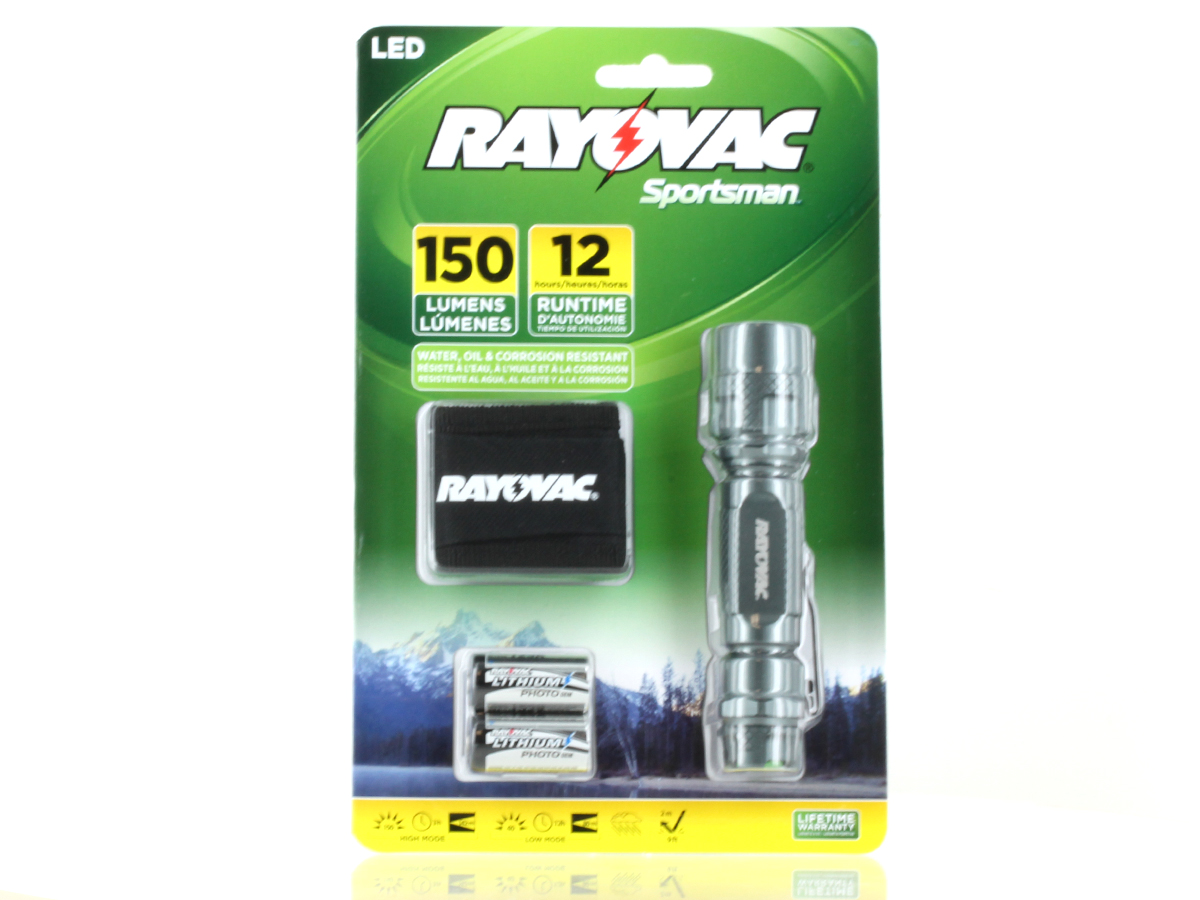 Rayovac Sportsman 2 CR123A LED Tactical Flashlight