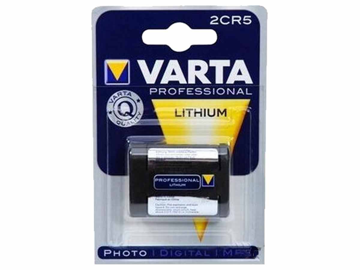 Varta Professional 2CR5 6V Lithium Primary Photo Battery