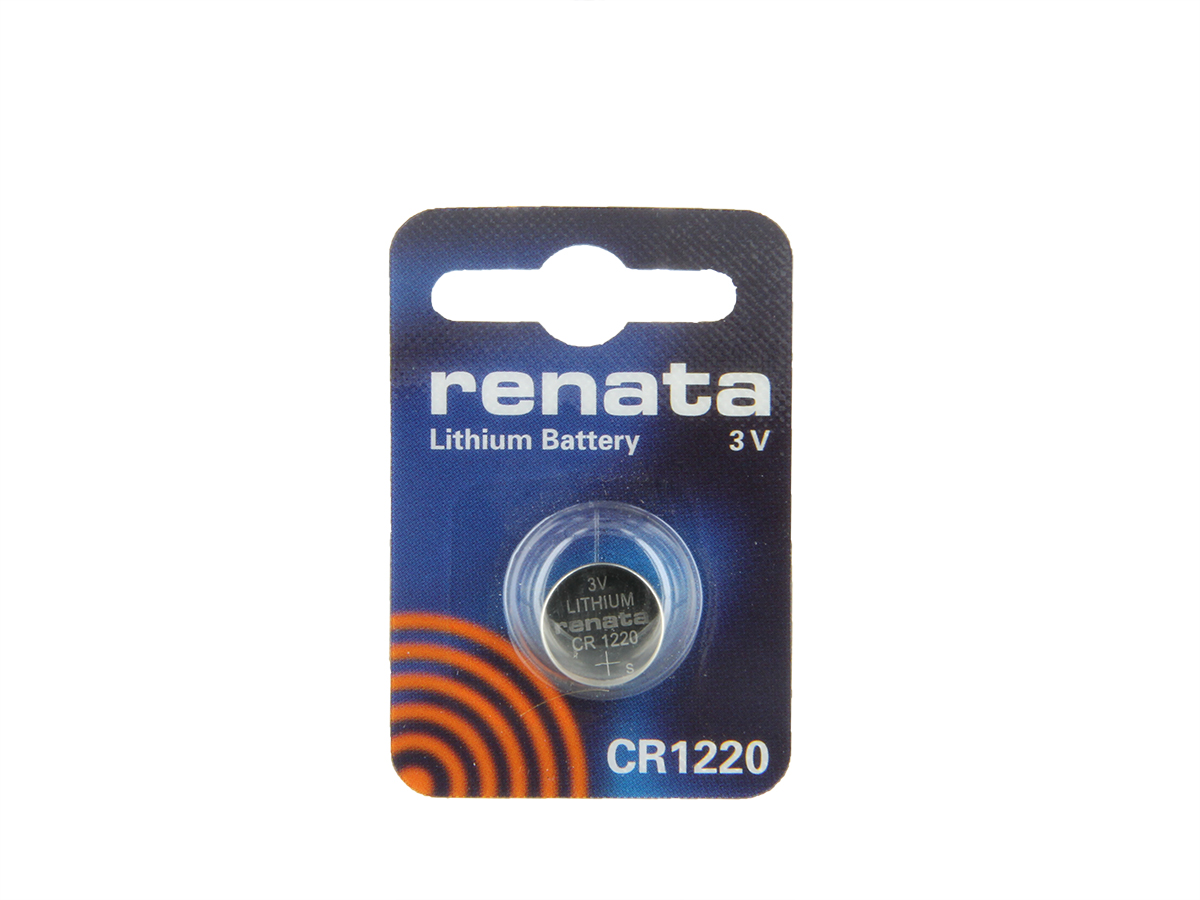 Renata CR1220-CU 38mAh 3V Lithium Primary (LiMNO2) Coin Cell Battery - 1 Piece Small ...1200 x 900