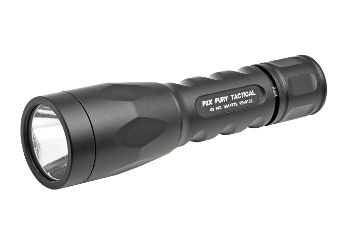 SureFire P2X Fury Dual-Output LED Flashlight - 600 Lumens - Includes 2 ...