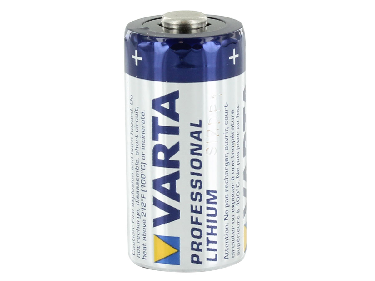 Varta Professional 6205 CR123A 1430mAh 3V Lithium (LiMnO2) Photo ...